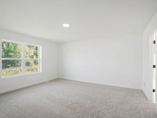 Providing the upmost in privacy, the luxurious ownerâs suite is located on the second level and has a walk-in closet and en-suite bathroom.