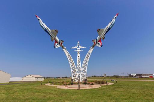 By storing the jets vertically, it saves spaces and requires less fuel for takeoff.