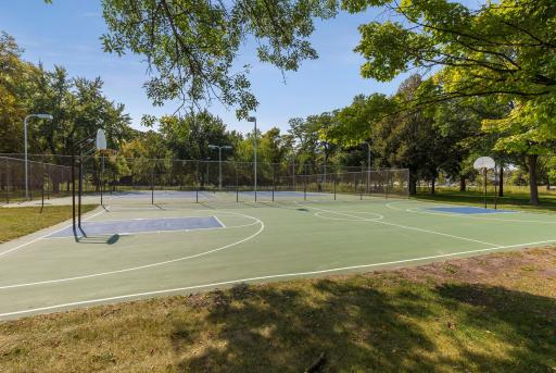 This is where the Minnesota Timberwolves peewee team practices.
