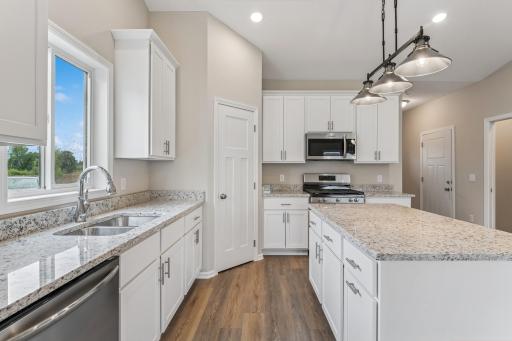 4905 Evergreen open kitchen with great natural light.