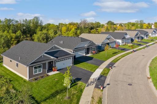 Arial views of The Villas At Waters Edge!