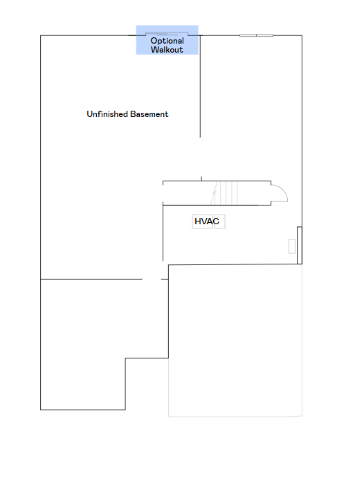 Salem lower level floorplan