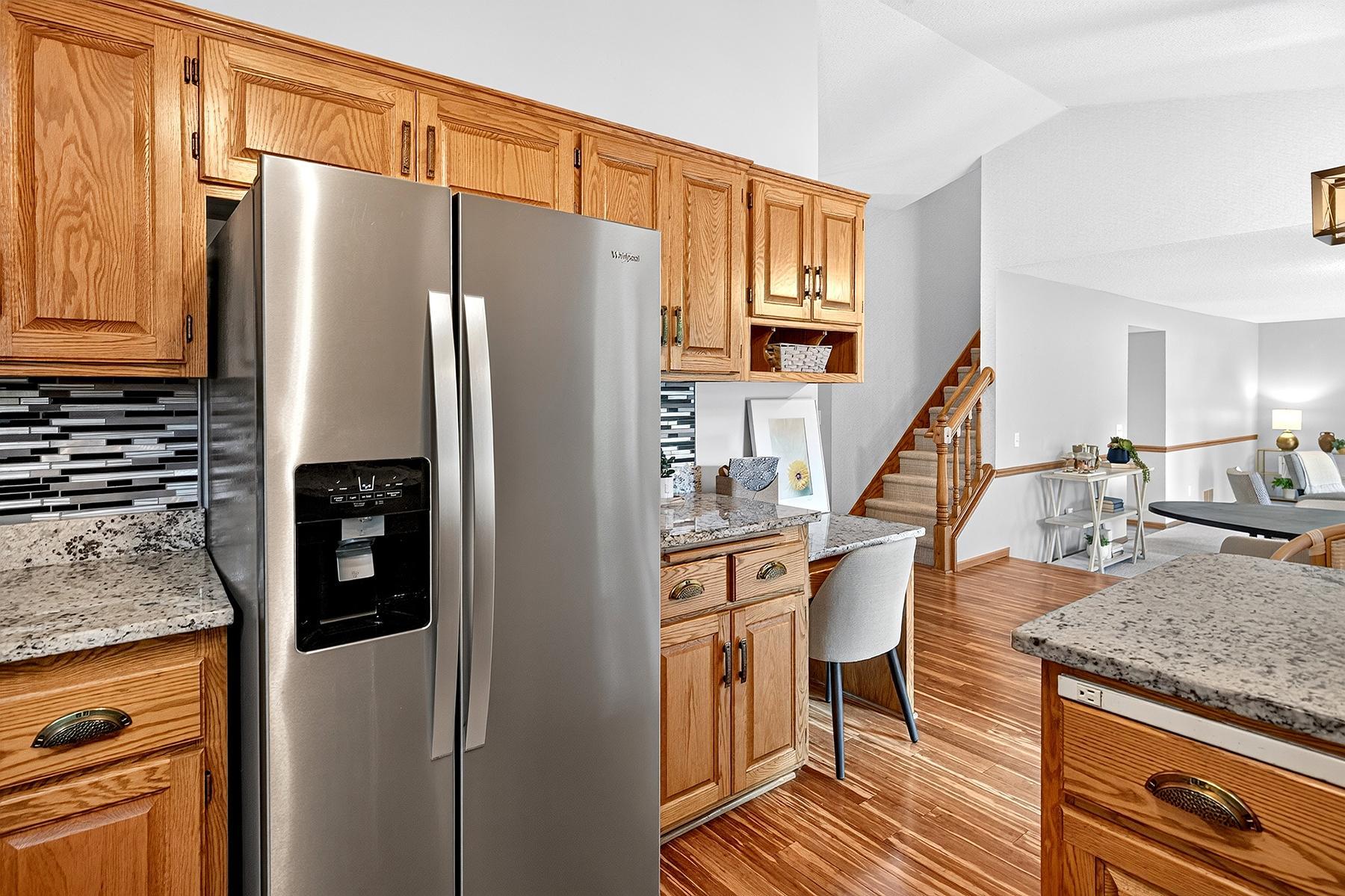 Refrigerator and stove new in 2025.