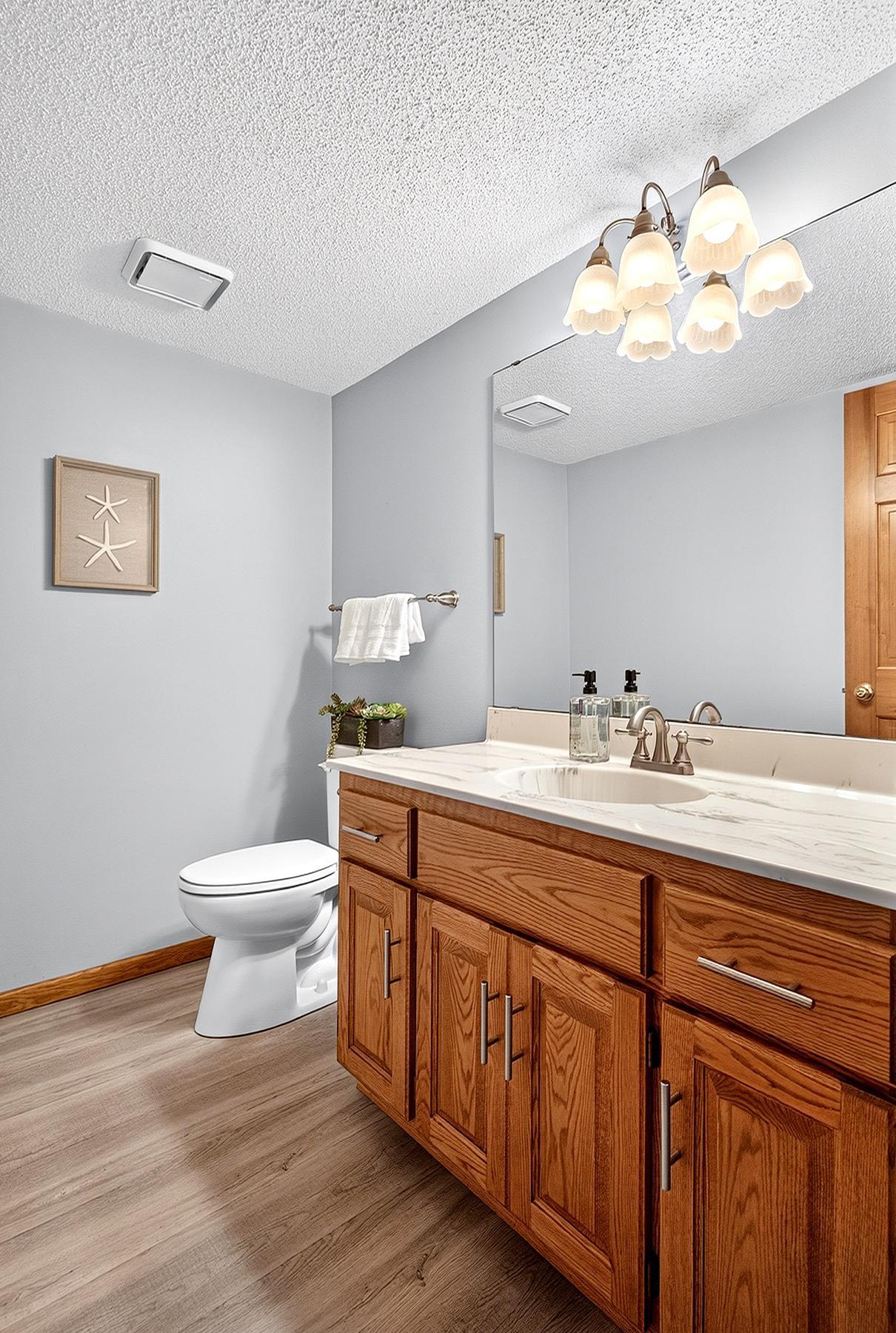 Main floor half bath.