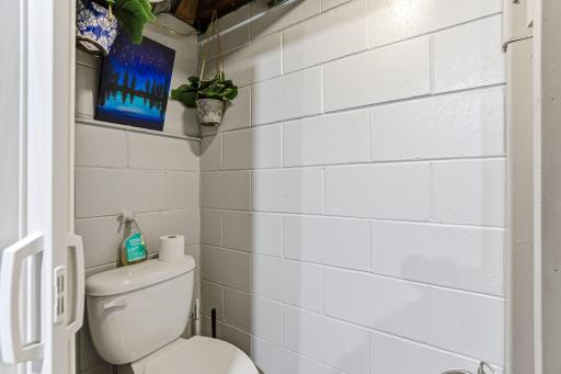 Second bathroom is in the lowerlevel next to the designated laundry space.