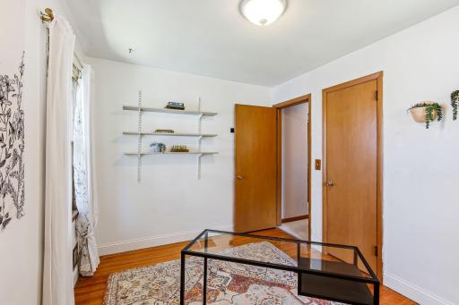 Each have a sizable closet and room for extra storage.