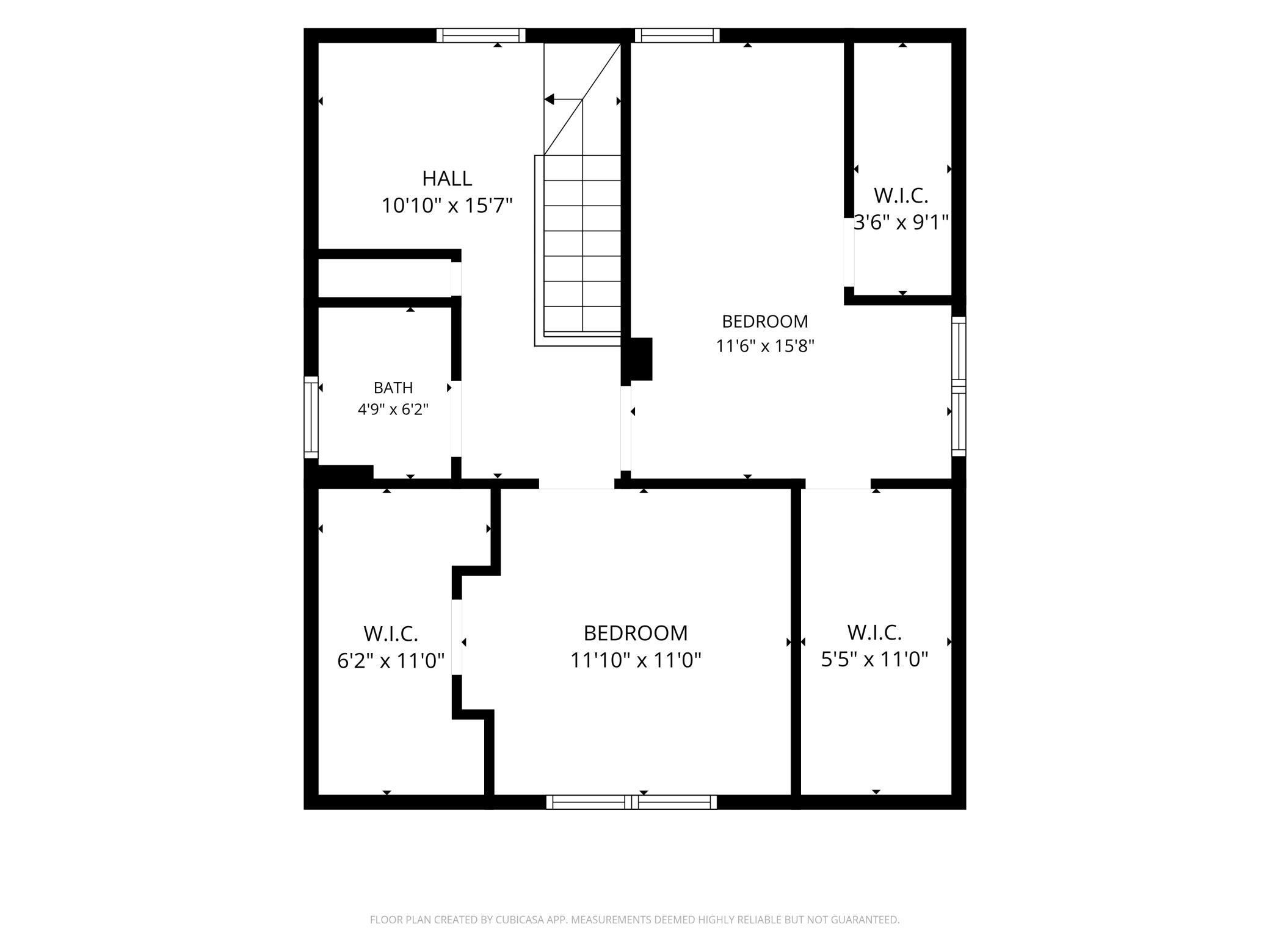 Second Level Floor Plan