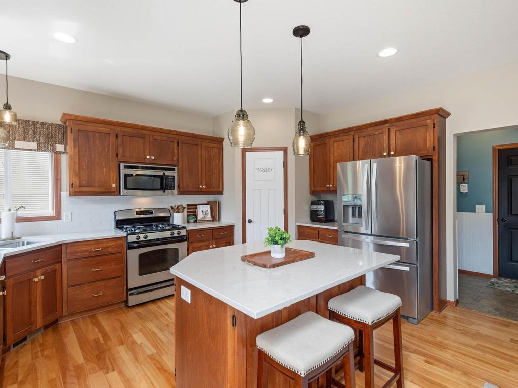Tons of cabinets and a pantry