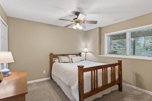 Lower level bedroom #5 is perfect for visiting guests