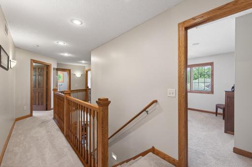 Upper level features four sizable bedrooms