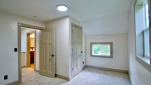 New carpet in the upper level bedroom too.