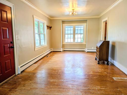 Large enough to use as living room and dining room