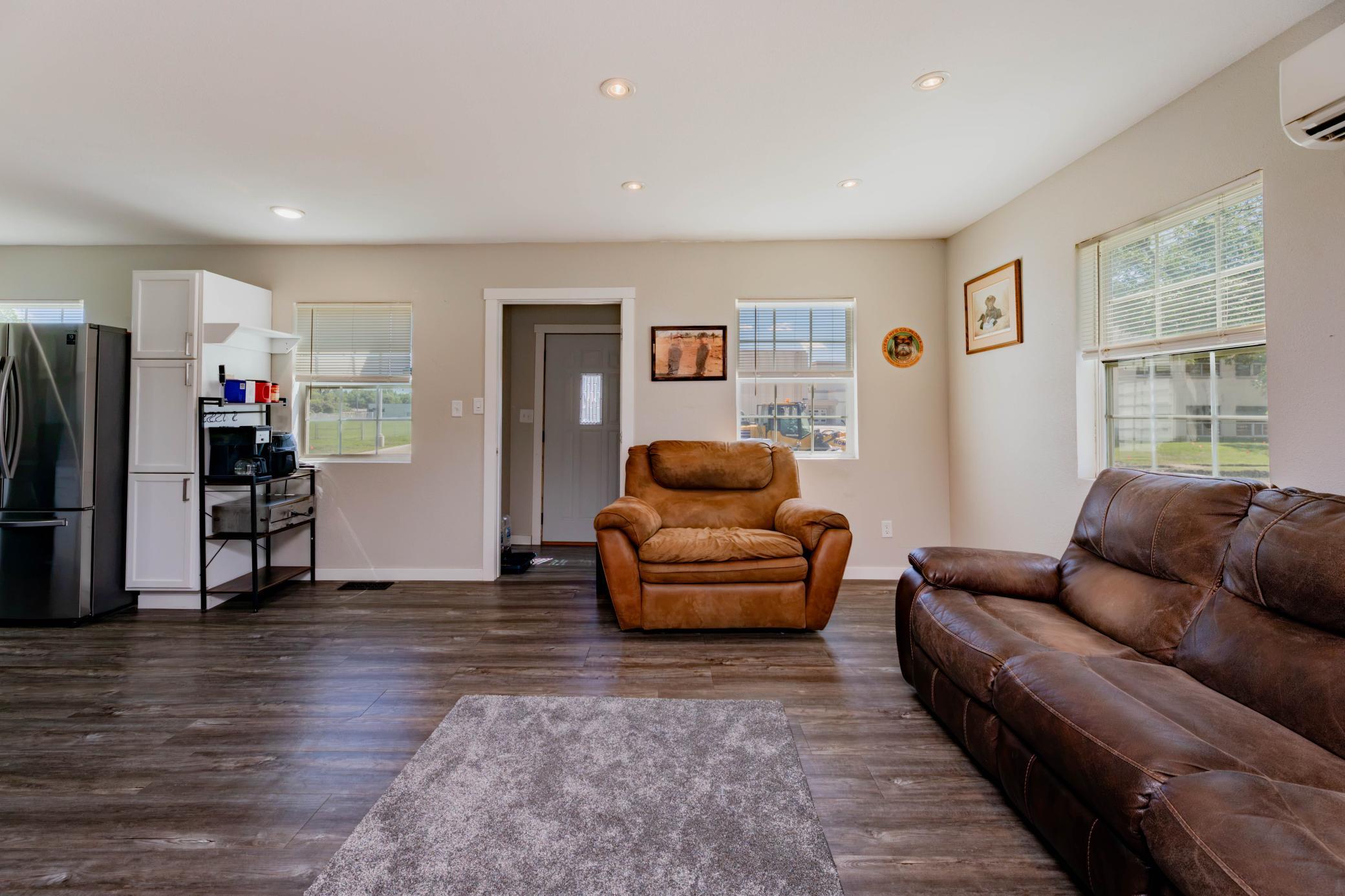 Living room looking to the front of the home