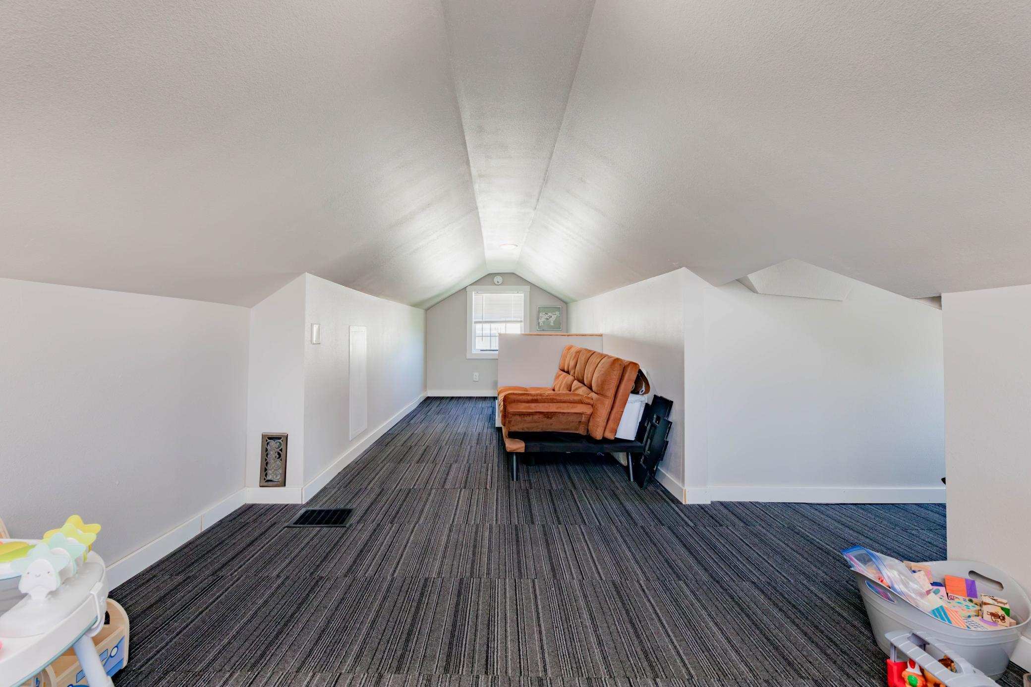 Upper loft area