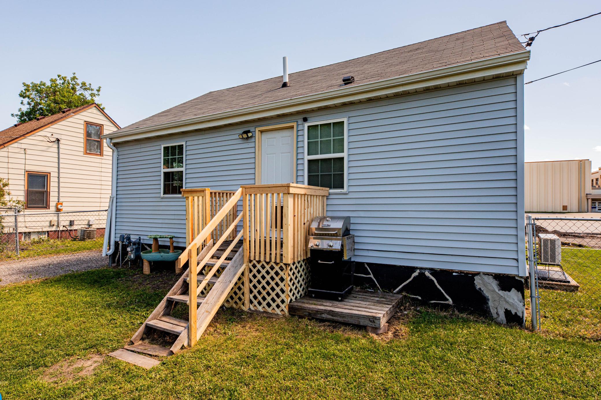 Back entrance to home