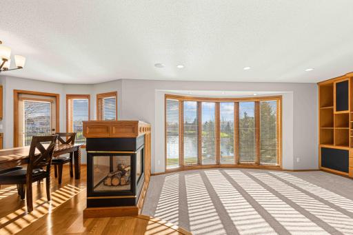 Main Floor Family Room with Gas Fireplace