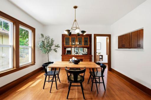 The spacious dining area is the perfect place to bring everyone together. Whether you're hosting family dinners, holiday celebrations, or catching up with friends, there's plenty of room to create lasting memories.