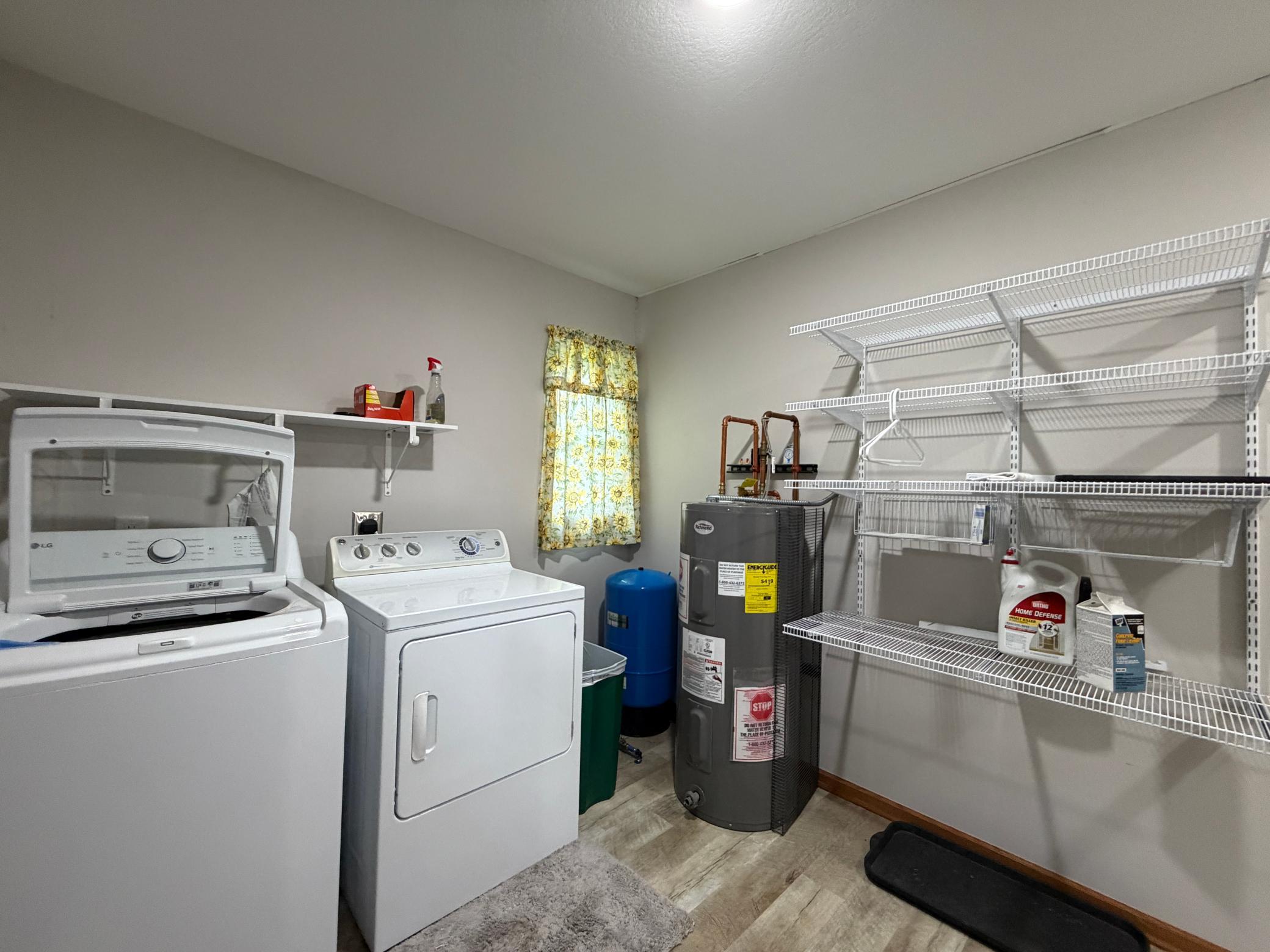 Storage and laundry