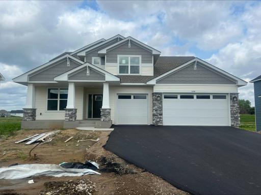 Welcome to 7496 Lotus Ln! (Photo is of the actual home in progress.)