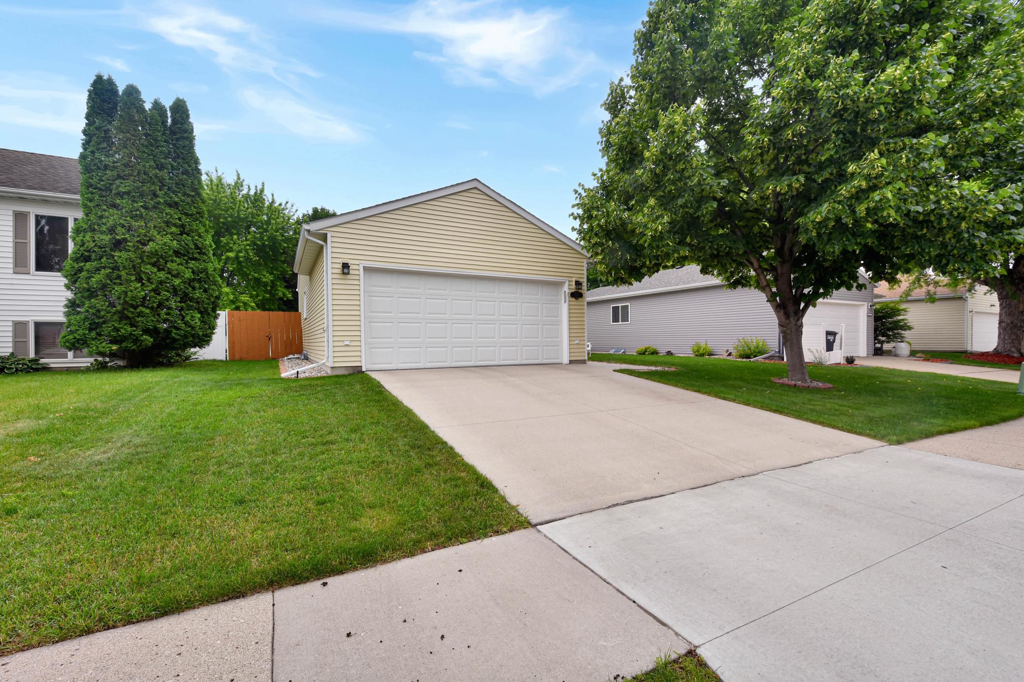 Large driveway