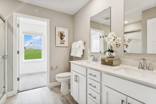 Photo is of a decorated model, colors and features will vary.