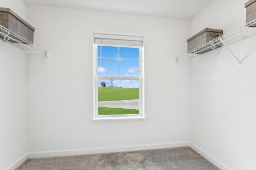 Photo is of a decorated model, colors and features will vary.