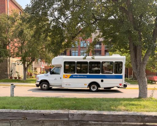 Motor mobility pick up right at Villa Parks door