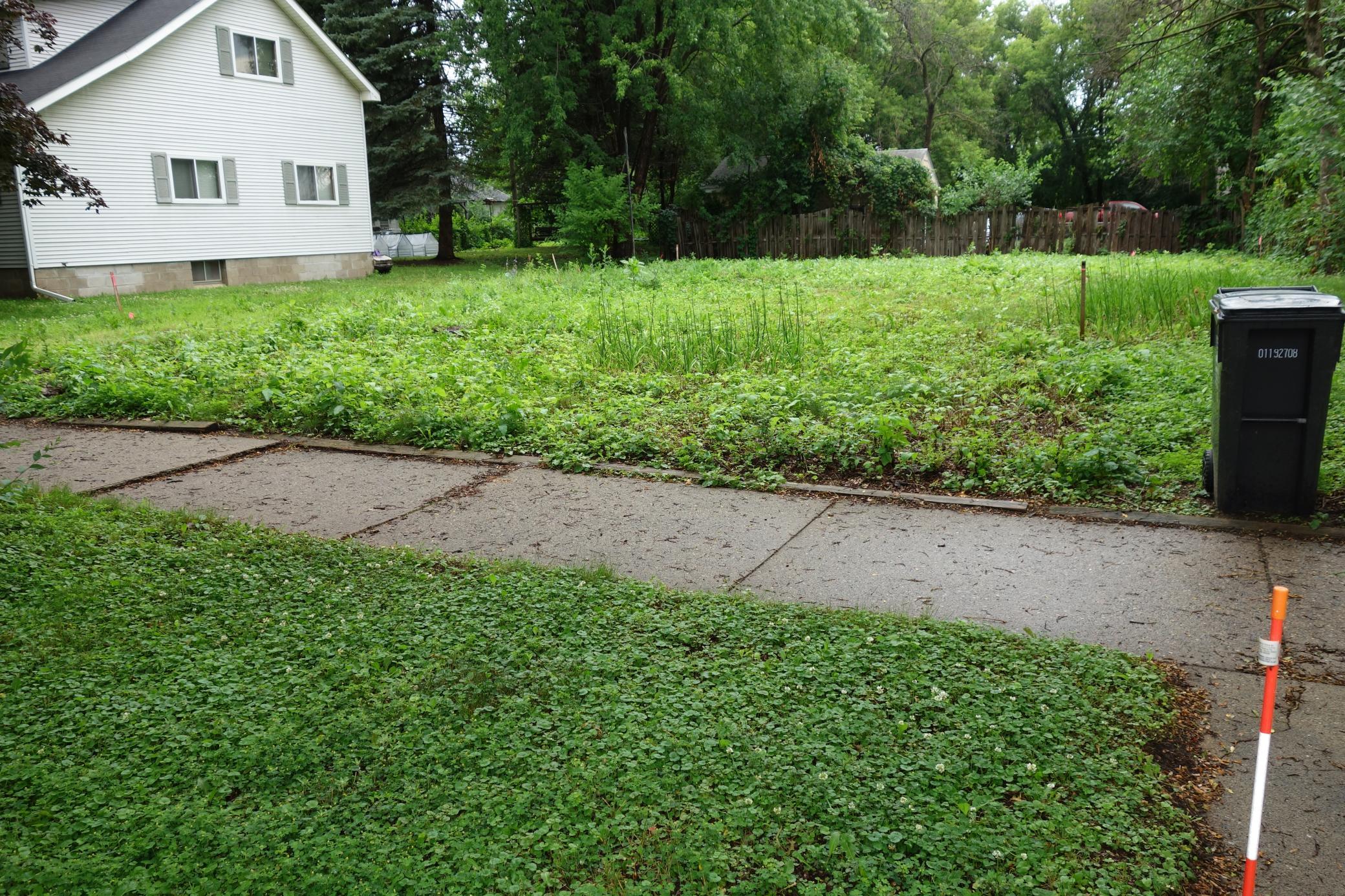 Nice flat yard.