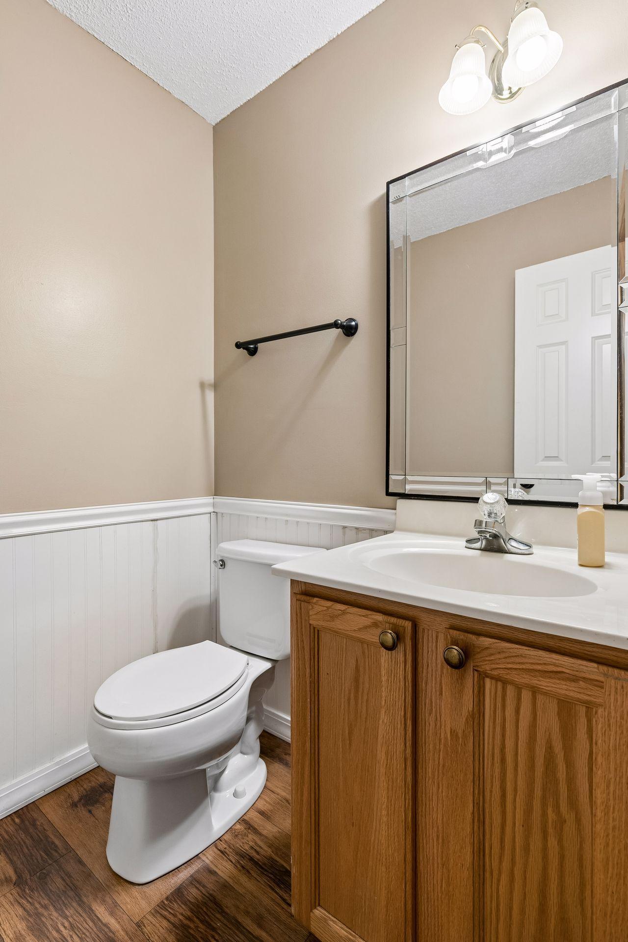Convenient half bath