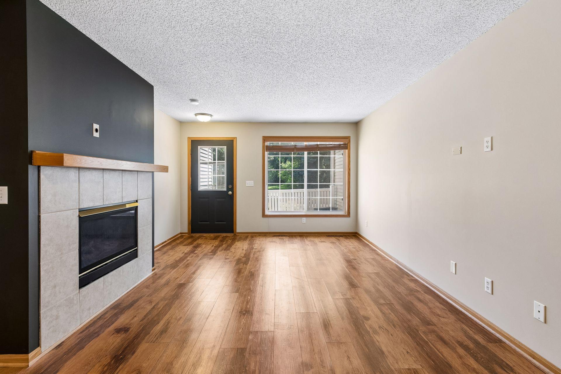 Large picture window brings in loads of natural light
