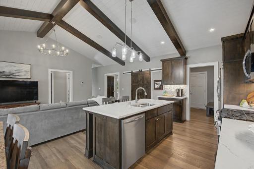 Transition from morning coffee to an evening social nook!