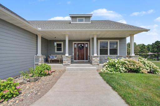 Inviting covered porch welcomes your guests!