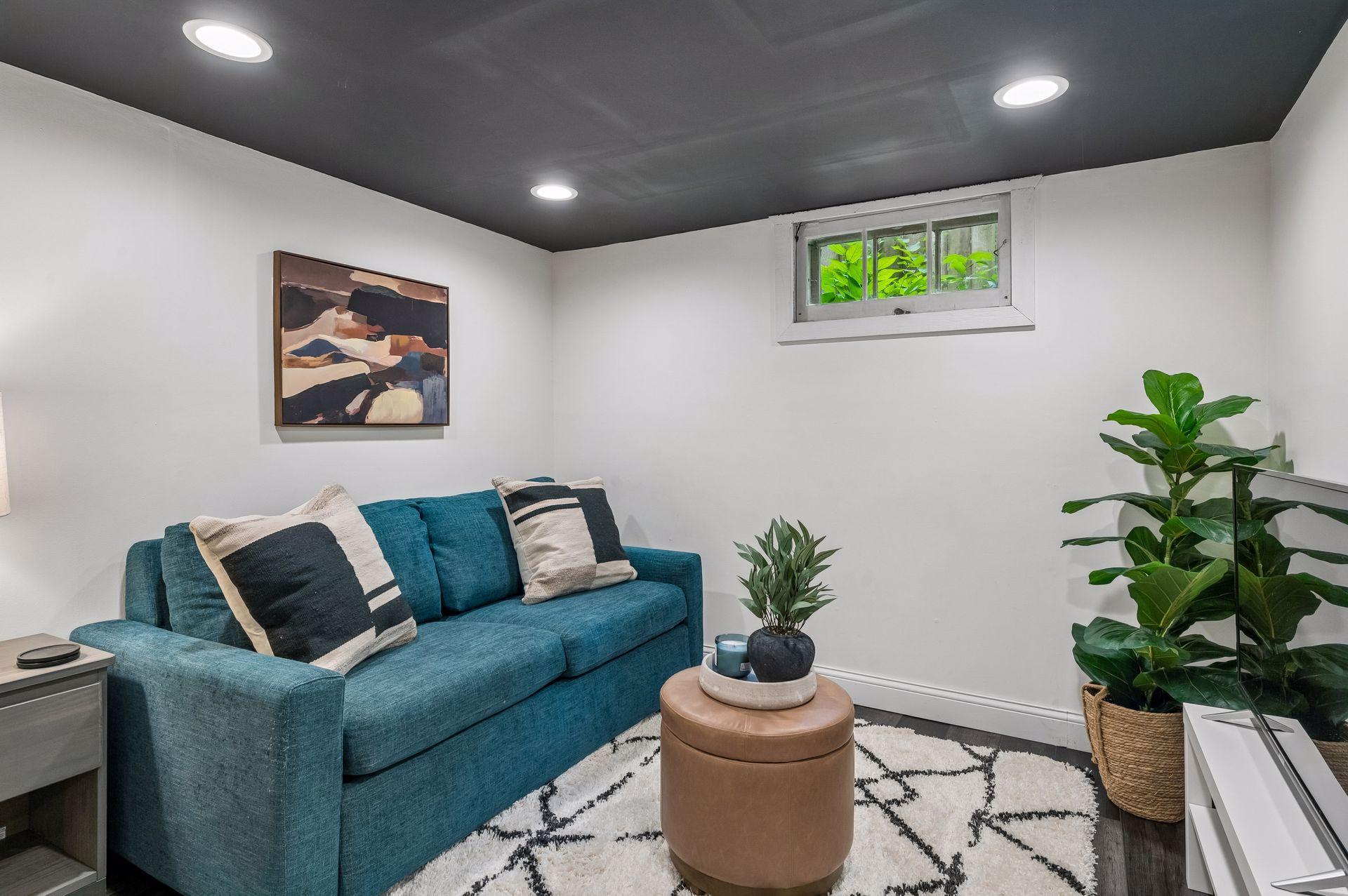 Lower level family room