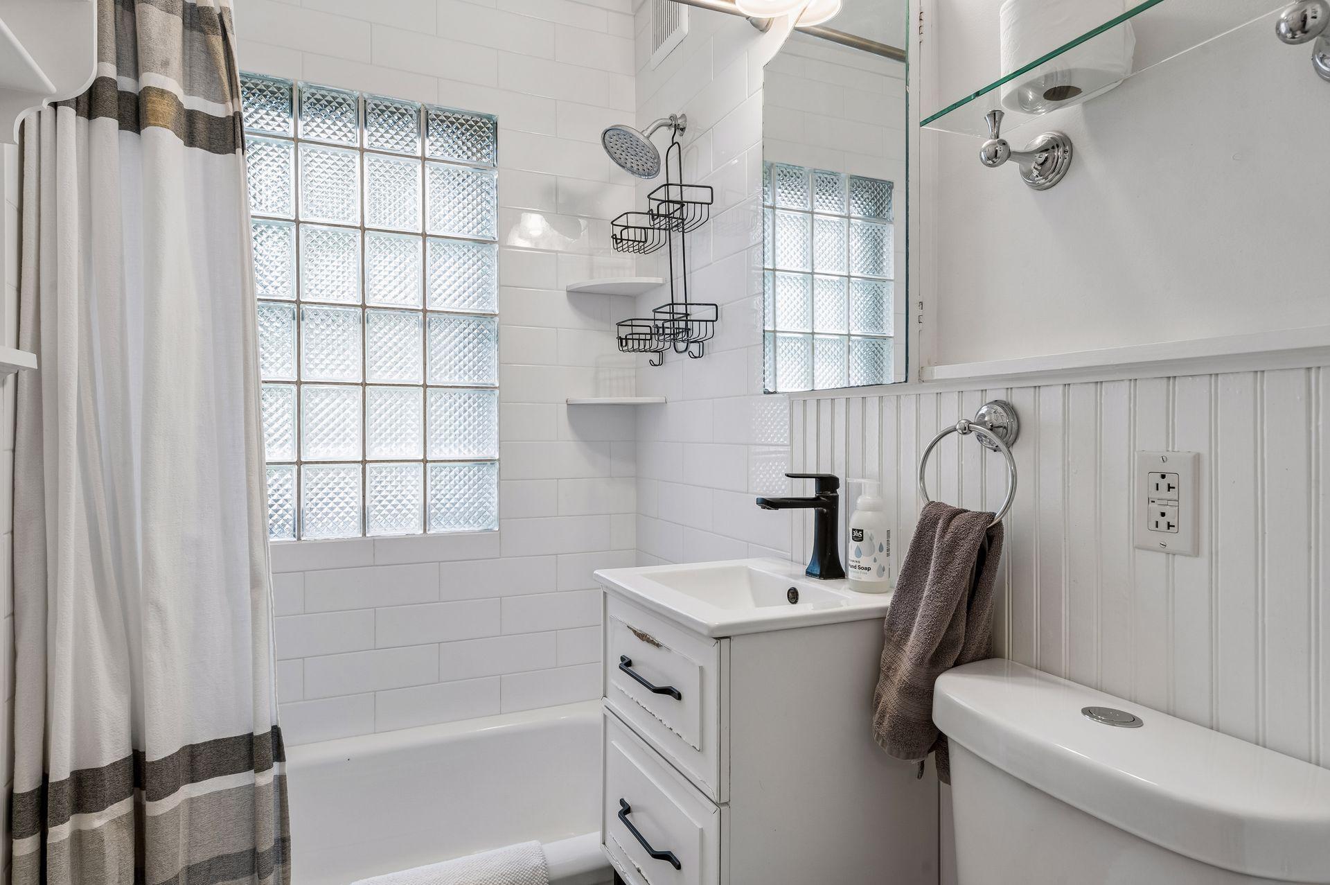 Updated main floor bathroom