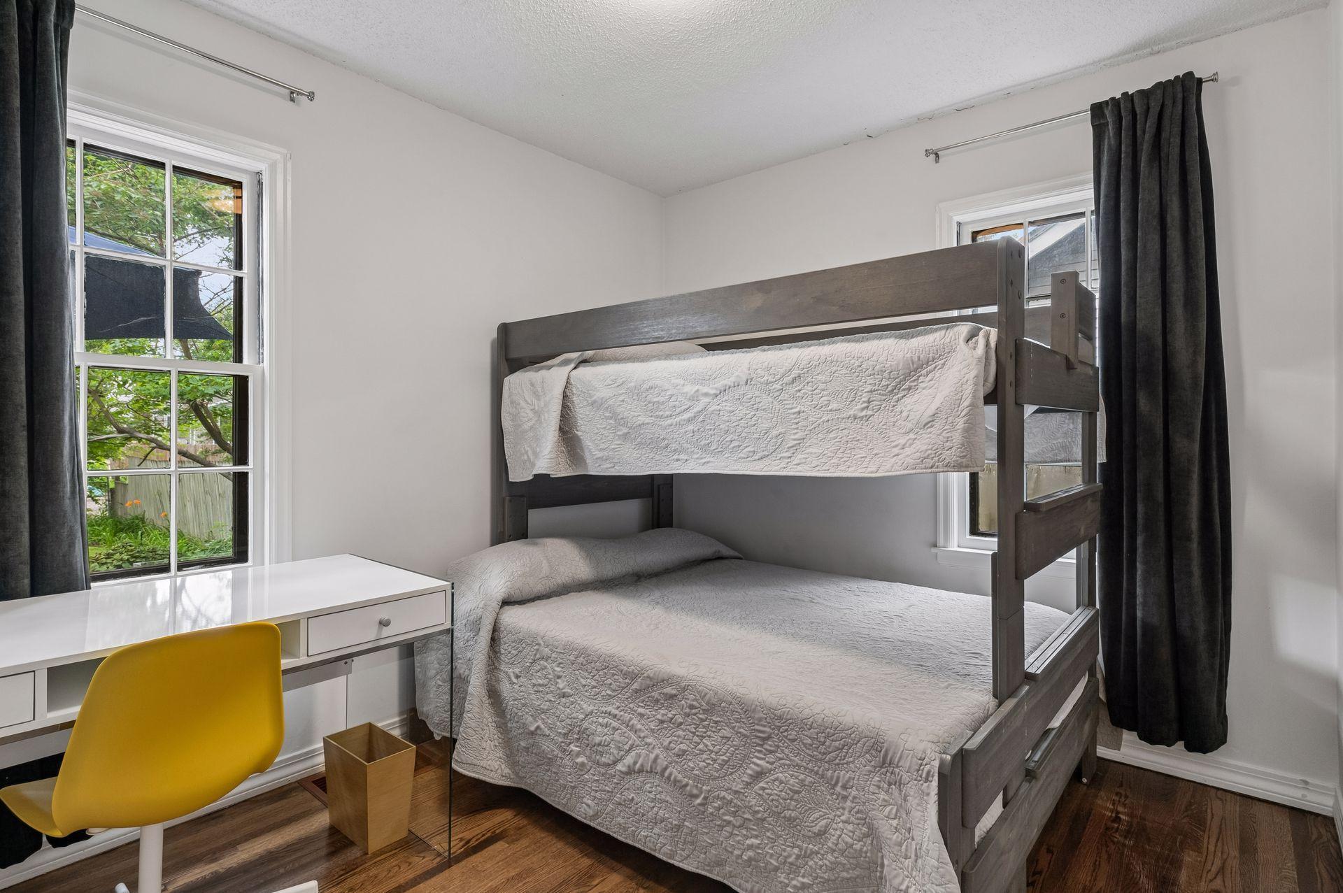 Second main floor bedroom.