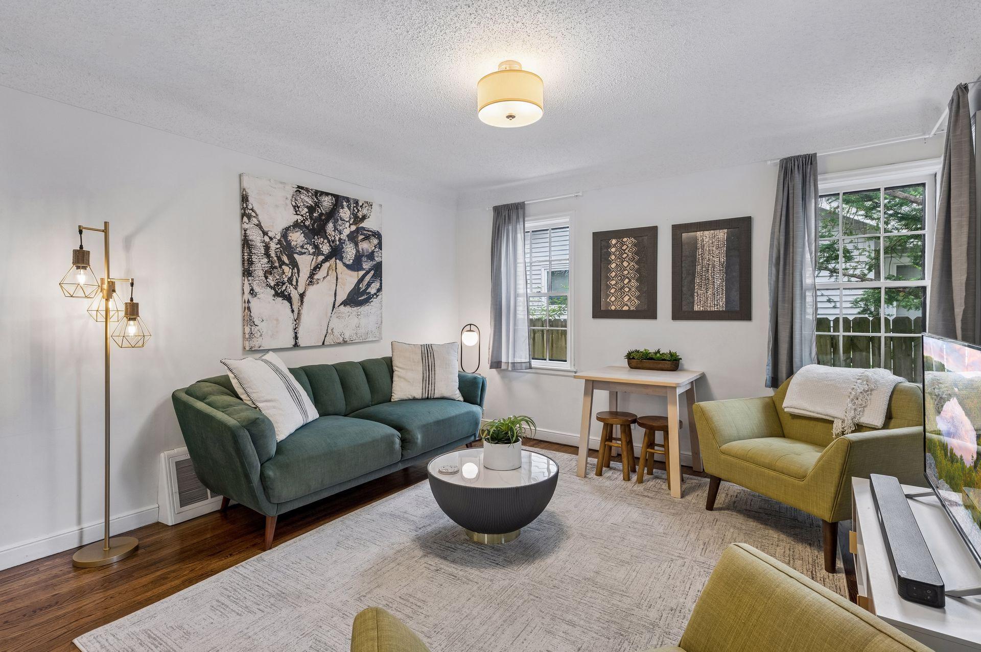 Light and bright living room