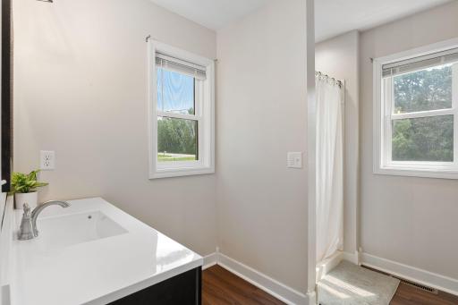 Master Bathroom with Shower and Soaker Tub