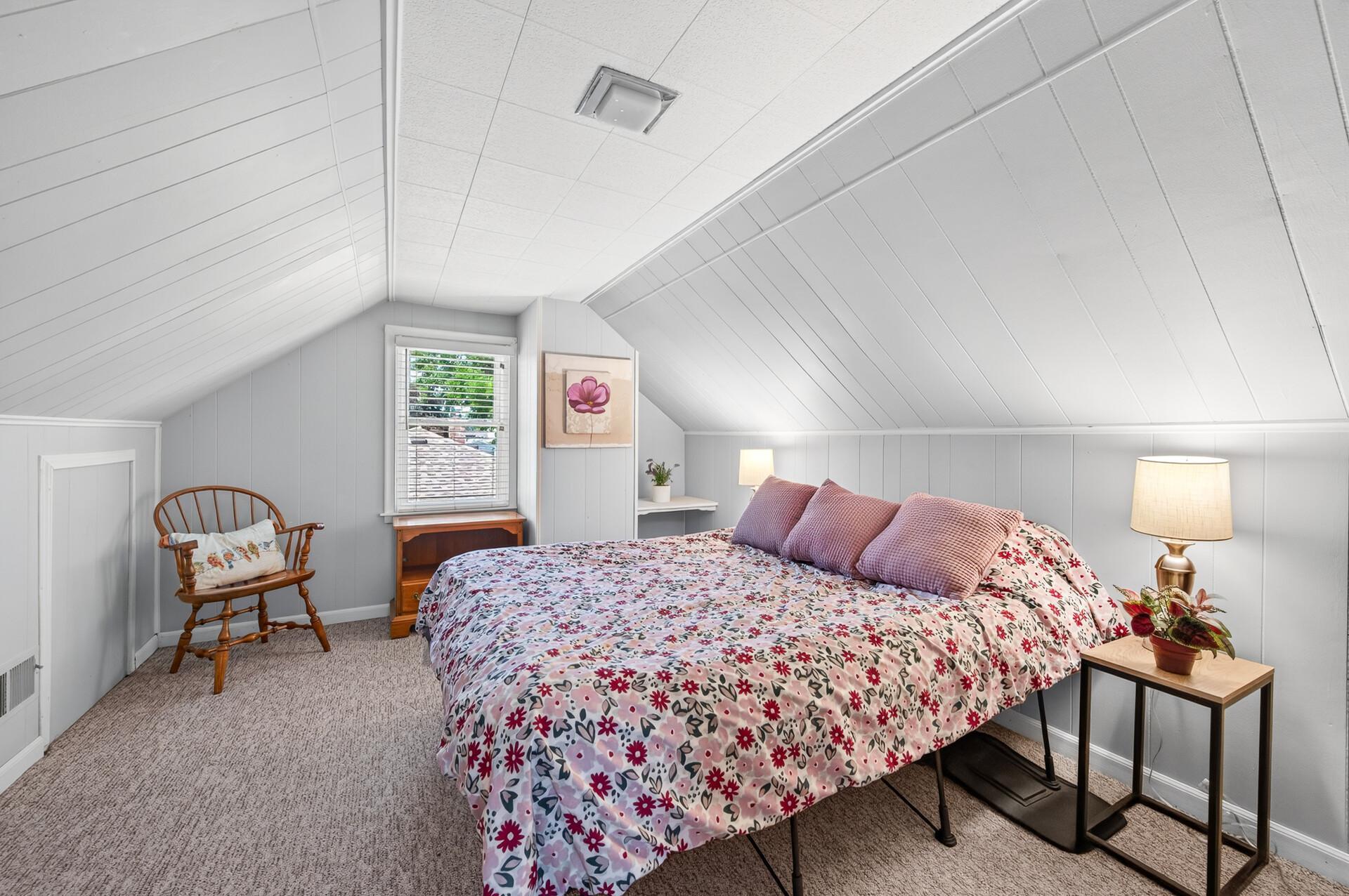 Upper level bedroom.