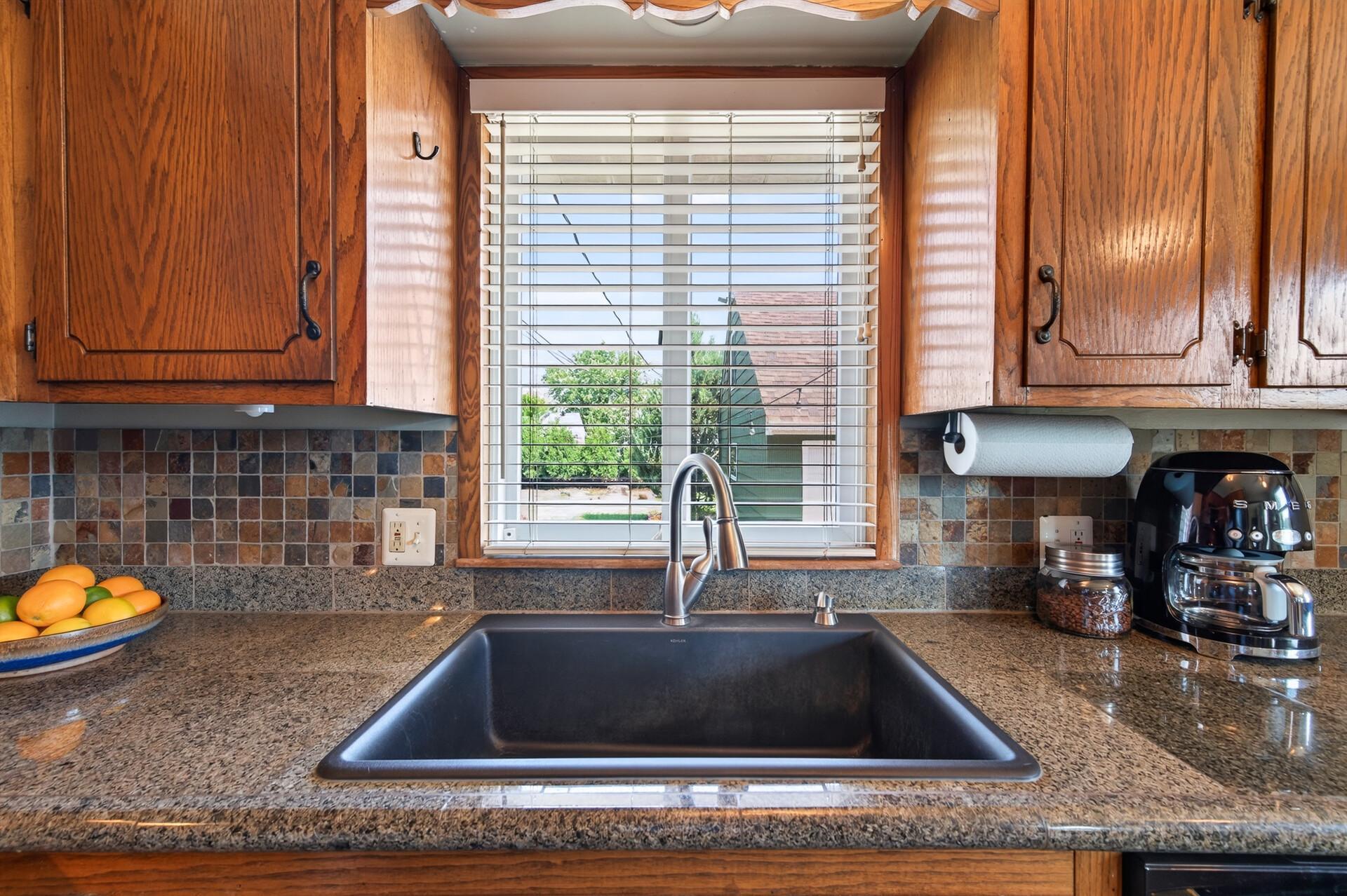 Kitchen window...