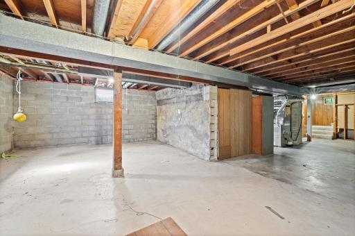 Lower level ready for finishing