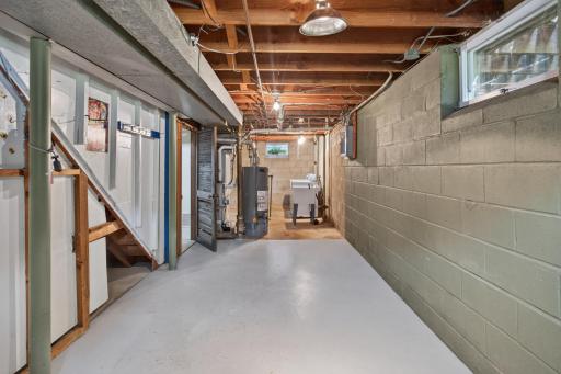 Storage space, room for another bathroom?