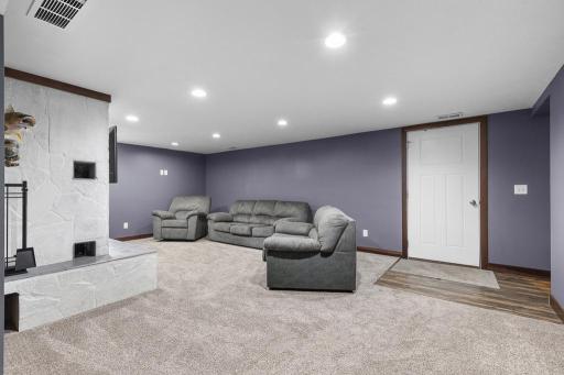 Door leads out to bonus storage space and the back yard!