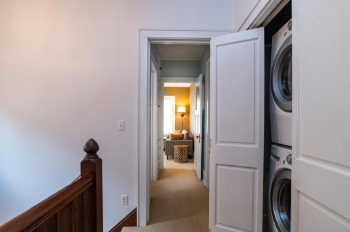 The primary unit has private laundry conveniently located between the bedrooms.