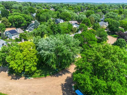 New road project will add to the beauty of this neighborhood filled with mature trees