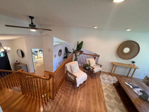 Soaring ceilings create an open and airy feel