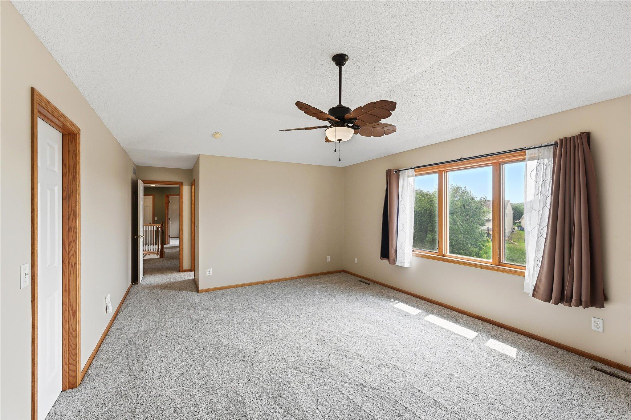 Sun-filled bedrooms with beautiful natural light.