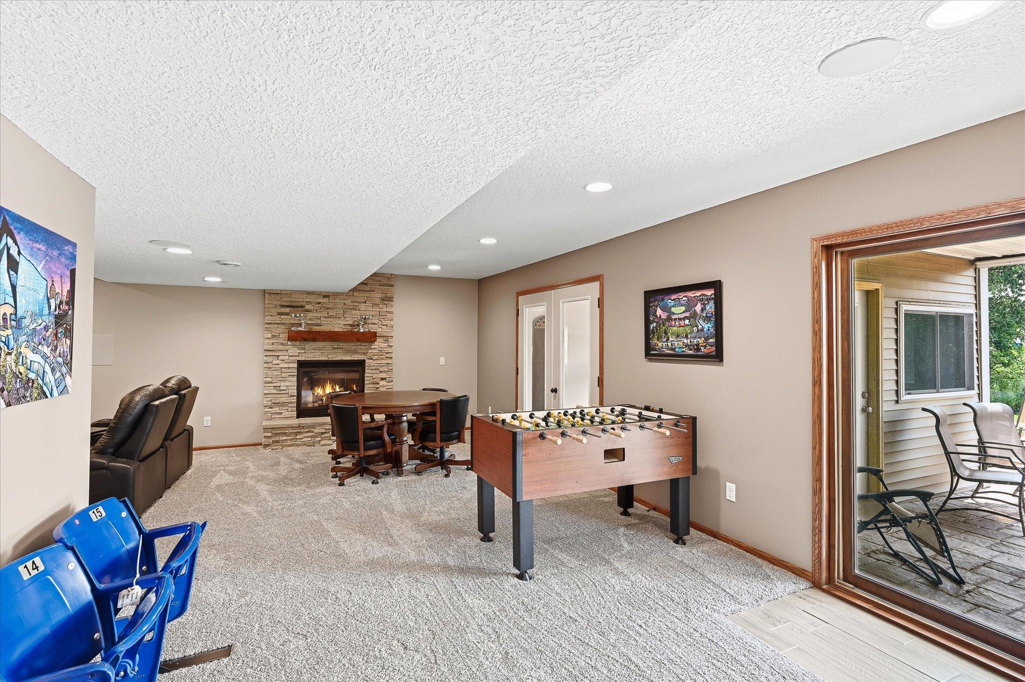 Perfect space for movie nights and family gatherings.