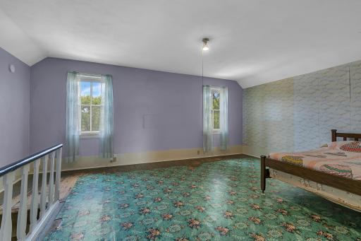 Bedroom number 3 is also upstairs