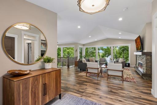 Vaulted ceilings, floor to ceiling windows for stunning views.