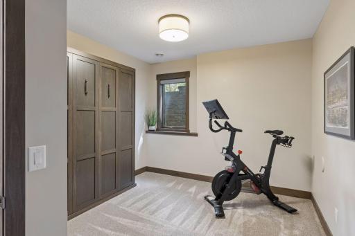 Bedroom 3, see the custom-built murphy bed for use as a bedroom, or great flex room!